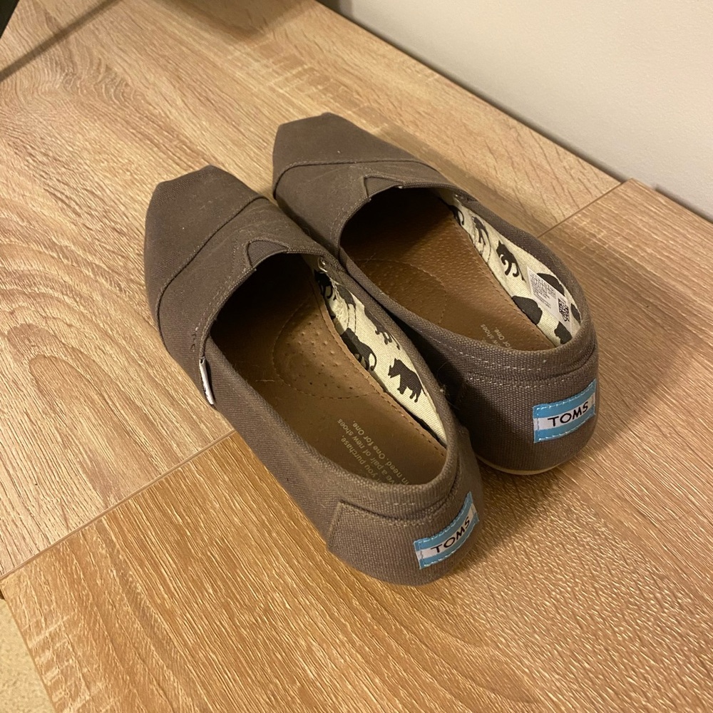 TOMS Womens Classic - Ash Canvas 8.5